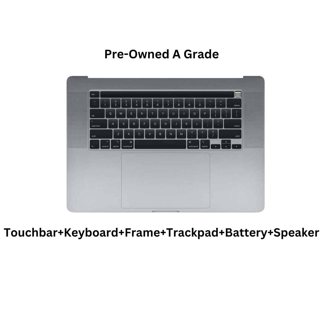 MacBook Pro 16” A2141 (2019) Top Cases with Toucbar Trackpad Keyboard Speakers & Battery MacBook Pro 16” A2141 (2019) Top Cases with Toucbar Trackpad Keyboard Speakers & Battery